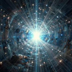 high depth ~ collective civilization ~ calm ~ healing ~ resting ~ life ~ hybrids ~ scifi ~ glowing lights!! ~ published concept art ~ mixed medias ~ image overlays ~ sharp focus ~ thin glowing wires ~ winning illustration ~ singularity!!! ~ 3 6 0 projection