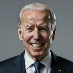 silent hill pt with joe biden high detail scary menacing grin evil and large teeth in the fox engine