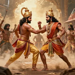 mahabharat fight scenes