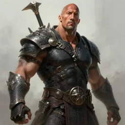 portrait of dwayne johnson as a dark souls boss, concept art, digital painting, trending on artstation, deviantart, epic composition, extremely detailed, volumetric lighting, masterpiece, octane render