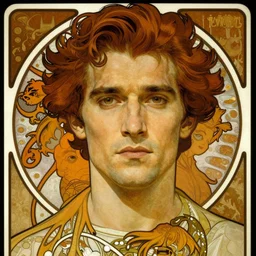 realistic detailed head and shoulders portrait of henry cavill as dracula by alphonse mucha, ayami kojima, amano, greg hildebrandt, and mark brooks, male, art nouveau, neo - gothic, gothic