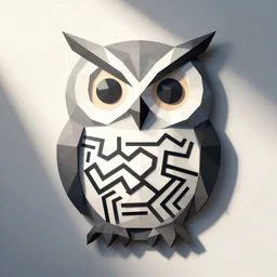 owl vector polygon geometric, keith haring