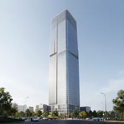 3 d render of skyscraper, octane render, corona render, concept art