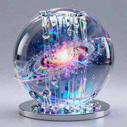 holographic transparent futuristic galaxy sculpture of celestial 4 d spherical waterfall, transparent celestial light gels, vibrant! acrylic glass, crinkled! correction gel, colored film, face, glowing stars, glinting, glittering, cyan, white, ultra realistic, photorealistic, 3 d render, unreal engine, octane render, sharp, studio