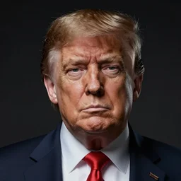 Donald trump as Mina Lisa, realistic artstyle, wide shot, dramatic lighting, octane render, hyperrealistic, high quality, highly detailed, HD, beautiful, cinematic, 8k, unreal engine, facial accuracy, symmetrical