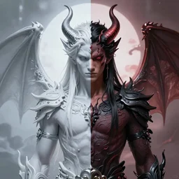 soul who is half human and half demon 8k