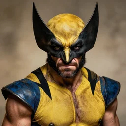 a portrait of wolverine, in the style of wayne barlowe