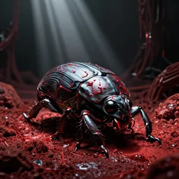 Beetle Boss (bloodborne style) by H.R. Giger