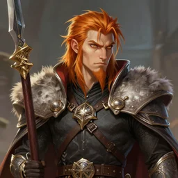 Dungeons and dragons character art, drizzt do\'urden, close up, colorized, trending on artstation