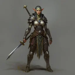 a concept art painting of a female half - orc, art by karol bak and mark brooks and artgerm, centered, trending on artstation