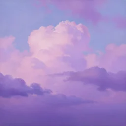 a painting of a pastel sky dreamscape, purple clouds, subconscious, imagination, a detailed matte painting by marc simonetti, deviantart, trending on artstation