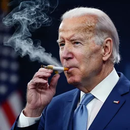 joe biden smoking a joint