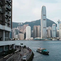 hong kong in the style of new york city