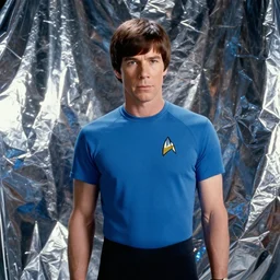 (((((ZACHARY QUINTO SPOCK in his blue-colored STAR TREK shirt.))))) CINEMATIC VIEW + 8K UHD + RAYTRACING + HIGHLY REFLECTIVE !!!!!!!!!!!!!!!!!!!!!!!!!!!