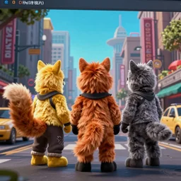 screenshot, saints row fursuit tails mod, furries wearing tails, referencing city of villains