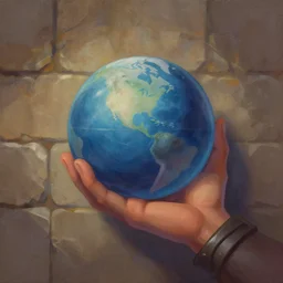 stylized overwatch handpainted medieval texture of a stone wall by michael vicente, orb, oilpainting, blizzard studio, substance painter, substance designer, unreal engine