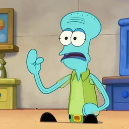 squidward dabbing, high definition