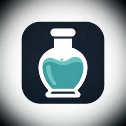 an icon of a health potion , artstation, rpg, digital art, isometric, dark background, dark souls, the witcher 3, crusader kings, skyrim