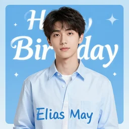 happy birthday, elias may!