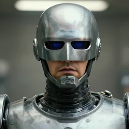 robocop penitentiary, detailed facial expression