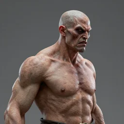 chinese god of thunder, character design, creepy, scary, realistic proportions, high quality skin, soft skin, profile picture, cinematic, photorealistic, 4 k textures, high details, nvidia, 3 d render, unreal engine, octane render