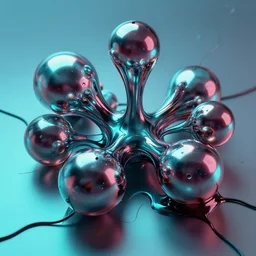 technological mitosis, cell shaded, hyperrealism, reflective metallic surfaces, refractive materials, chiaroscuro!!!, minimalism!, maroon highlights, hdr, loose wires, black ooze, cyan lighting, vibrant, by gil elvgren and greg rutkowski and ilya kuvshinov and anton fadeev and giger
