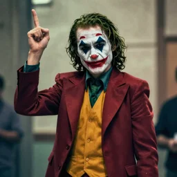 harriet hageman playing the joker, cinematic lighting, 8 k