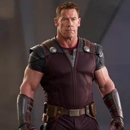 film still of John Cena as Drax in Guardians of the Galaxy
