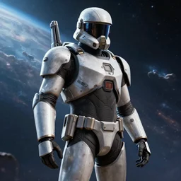 an epic space battlem trending on cgsociety