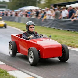 red box soapbox race, wacky races, photo