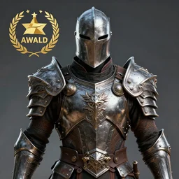 digital art of a warrior headless, no head, body with, with metal themed fantasy epic armour, highly detailed, hdr, smooth, sharp focus, high resolution, award - winning photo