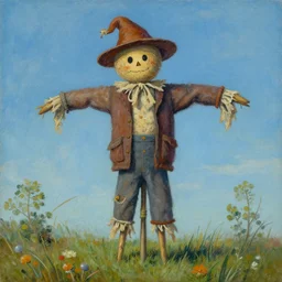 scarecrow painting by tim jacobus