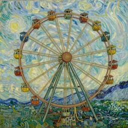 Ferris Wheel, by Vincent Van Gogh
