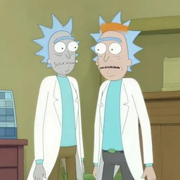 donald trump, rick and morty style