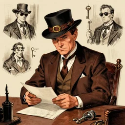 Portrait Portrait Detective Columbo Researches the Steampunk Murder. Murder Interrogation Keyframe Concept art Greg Rutkowski James Gilleard Ishbel Myerscough Scott Radke Jean-Baptiste Monge jakub rozalski jakub rozalski inkpen marker