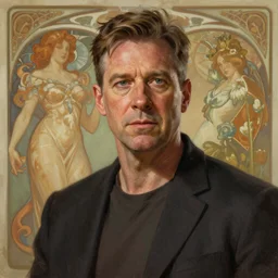 Kier Starmer as Homelander from The Boys, highly detailed character in digital fantasy, painted portrait, artstation, concept art, hard focus, illustrations, works by Artgerm and Greg Rutkowski, Alphonse Mucha and Craig Mullins, James Gene, Andrey Ryabovichev, Mark Simonetti and Peter Morbacher, 16 thousand