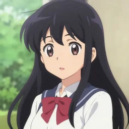buff anime girl