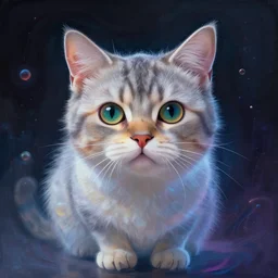 epic digital paint art of schrodinger's cat, stunning, wow, mysterious, quantum superposition, semi - transparent, artstation, cgsociety, wlop, pixiv