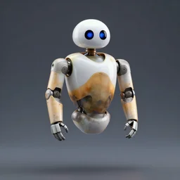 upper torso droid, with no legs, that hovers above the ground