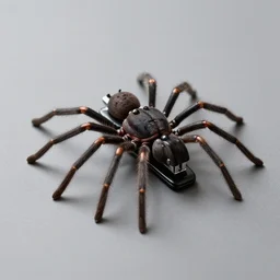 spider made of a stapler with pens for legs
