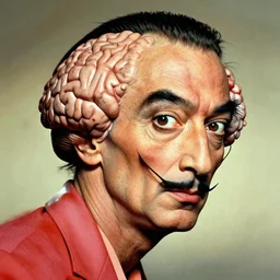 adhd brain in style of dali, 8 k