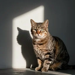 Cat in the style of Fabian Mosele