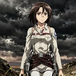 Mikasa from Attack on Titan wallpaper