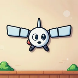 tailspin ( cartoon ) in the style of 8 - bit game sprite wall art