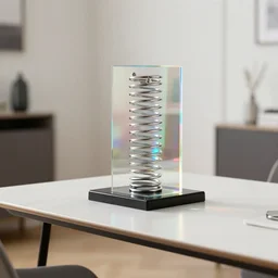 photo of studio apartment, table with grand prismatic springs in it