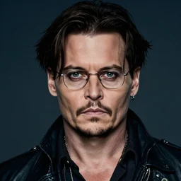 johnny depp has been assimilated into the borg collective, hd, full length portrait, detailed face