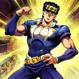 Henry Cavill in jojo bizarre adventure
