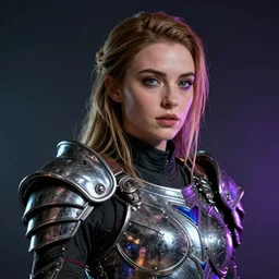 tessa thompson portrait, dystopia core, apocalyptic, armor, warrior, dramatic, sharp focus, fiction, neon, fantasy, hyper detailed, digital art, trending in artstation, cinematic lighting, studio quality, smooth render, unreal engine 5 rendered, octane rendered, art style and nixeu and wlop and krenz cushart