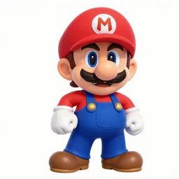 Portrait of Waluigi, artwork by Daniel Merriam,