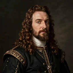 a real photo portrait of gustaf wasa. king of sweden